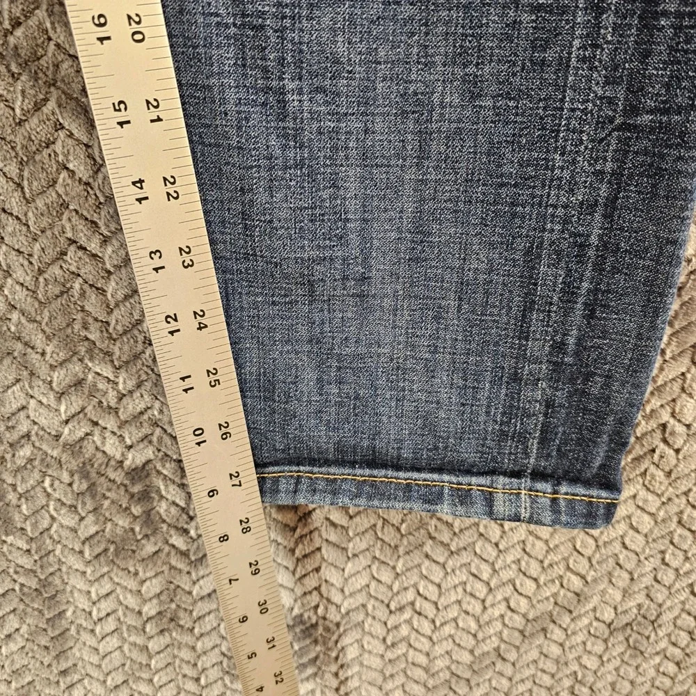 Levi Strauss 513 Slim‎ Straight Jeans Mens W33 L30 Medium Wash Denim